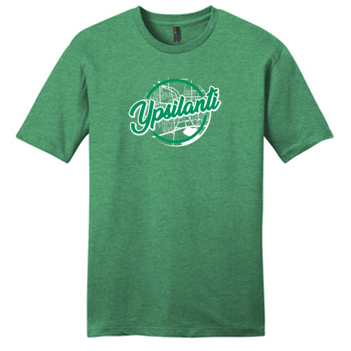 Mens/Unisex District Threads Soft Very Important Tee -- Heathered Kelly Green