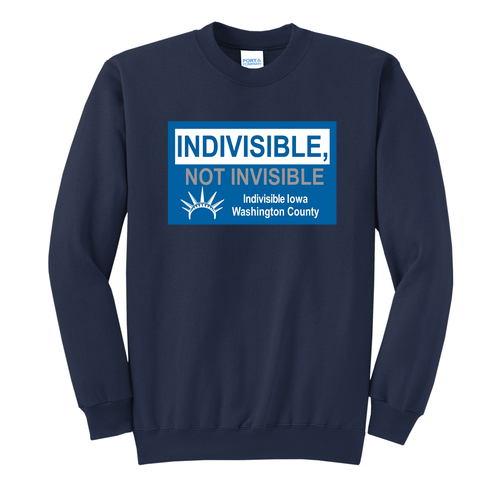 Port and Company Classic Crewneck Sweatshirt -- Navy