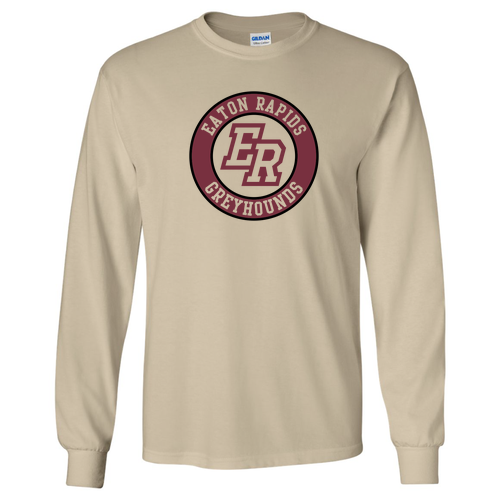 Eaton Rapids Greyhounds Longsleeve -- Sand