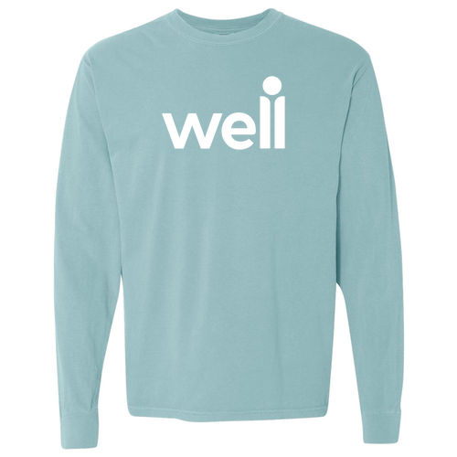 Comfort Colors Ringspun Long Sleeve Tee -- Chalky Mint