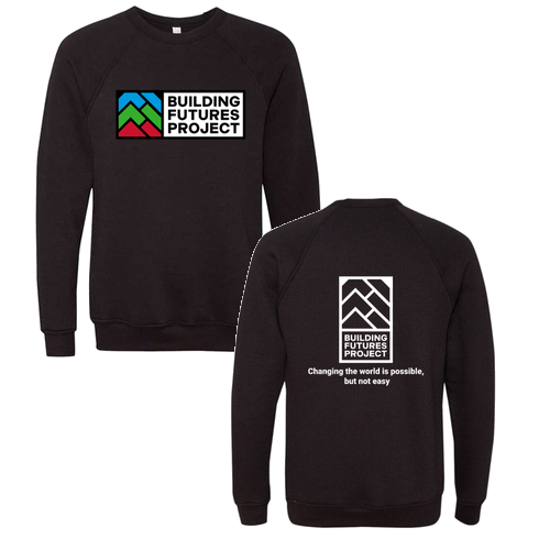 [HIDE] Bella Canvas Unisex Sponge Fleece Raglan Sweatshirt -- Black