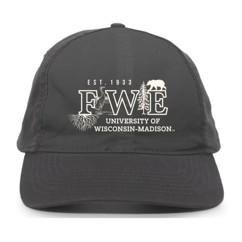 Pacific Headwear Vintage Adjustable Hat -- Charcoal