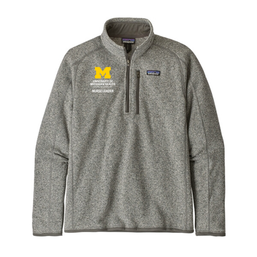 Patagonia Men's Better Sweater 1/4 Zip Fleece -- Stonewash