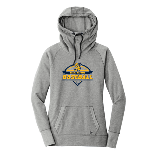 New Era Ladies TriBlend Fleece Pullover Hoodie -- Shadow Grey Heather