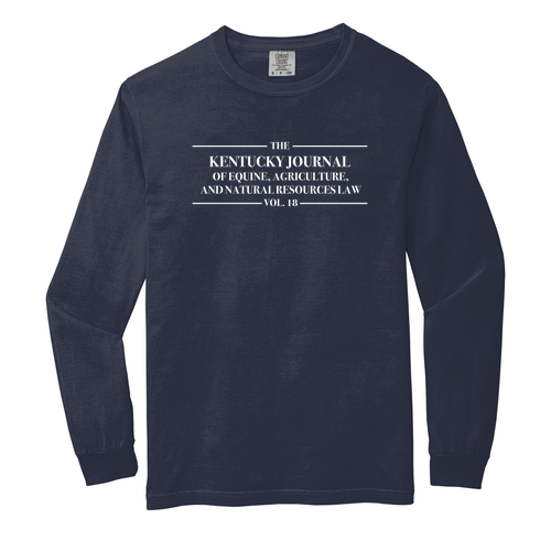 Comfort Colors Ringspun Long Sleeve Tee -- Navy