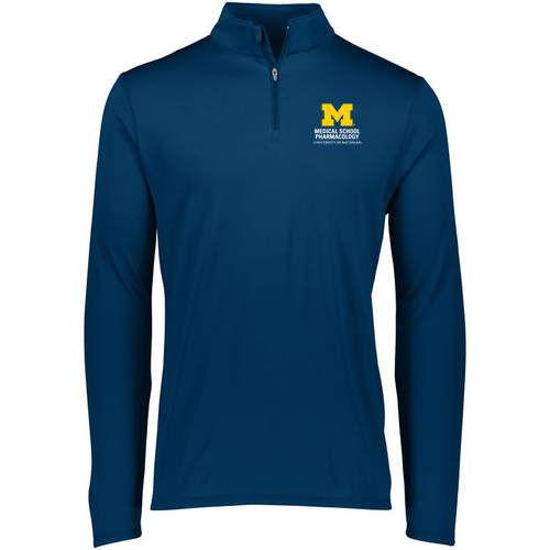 Mens/Unisex Augusta Attain Lightweight Quarter Zip Pullover -- Navy