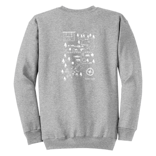 Port and Company Classic Crewneck Sweatshirt -- Athletic Heather