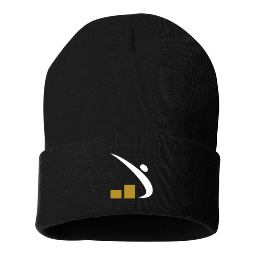 Sportsman Solid 12" Cuffed Beanie -- Black