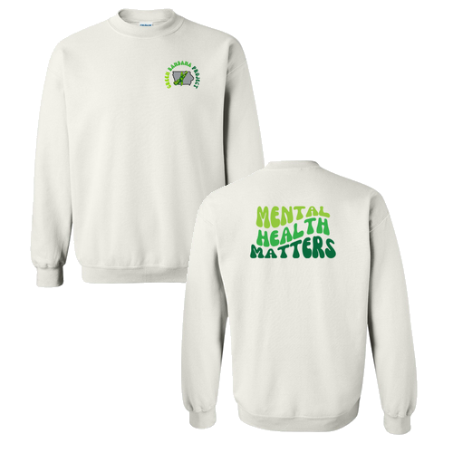Gildan Heavy Blend Crew Neck Sweatshirt -- White