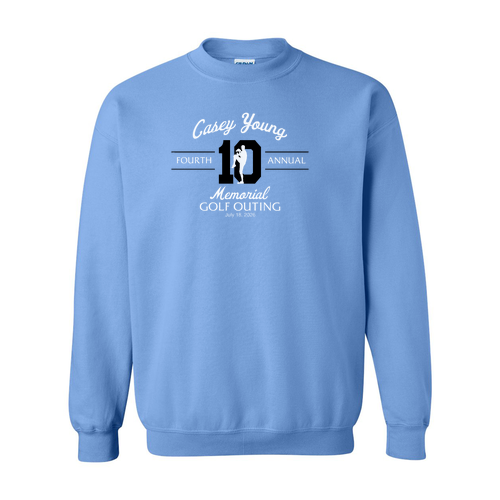 Adult Gildan Heavy Blend Crew Neck Sweatshirt -- Carolina Blue