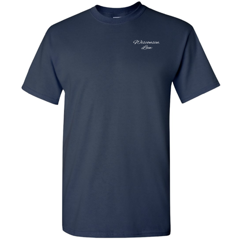 Gildan Heavy Cotton Basic T-Shirt -- Navy (Embroidery)