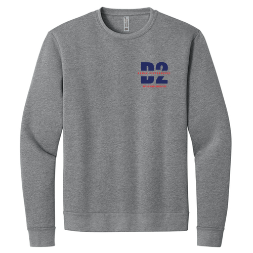Next Level Apparel Adult Malibu Crewneck Sweatshirt -- Heather Gray -- D2