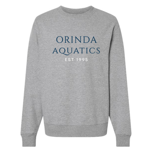 Bella+Canvas Unisex 10 oz Heavyweight Crewneck Sweatshirt -- Athletic Heather