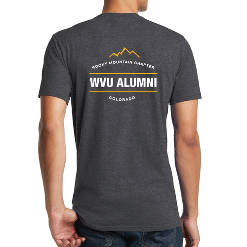 District Threads Young Mens Concert Tee -- Charcoal