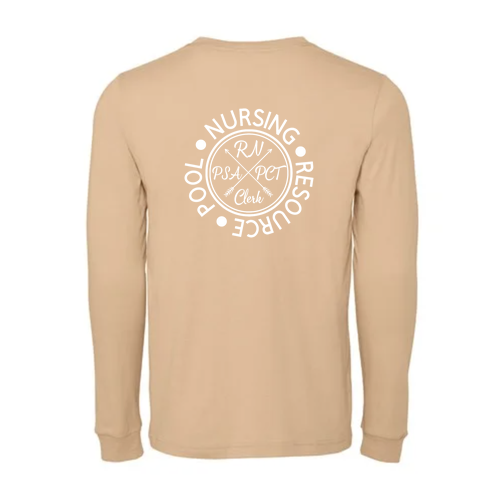 Bella Canvas Soft Fitted Jersey Longsleeve Tee -- Sand Dune