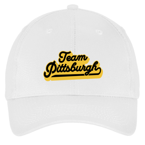 Team Pittsburgh Ballcap -- White