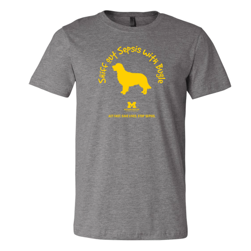 Mens/Unisex Bella Canvas Heather CVC T-Shirt -- Deep Heather