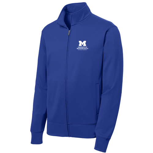 Sport-Tek Sport-Wick Fleece Full-Zip Jacket -- True Royal