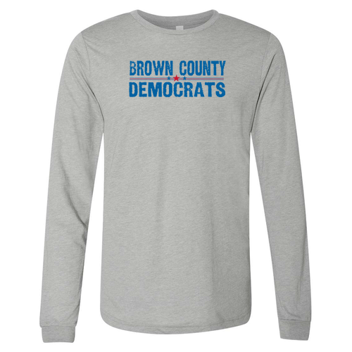Bella+Canvas Unisex Triblend Long Sleeve Tee -- Athletic Grey Triblend
