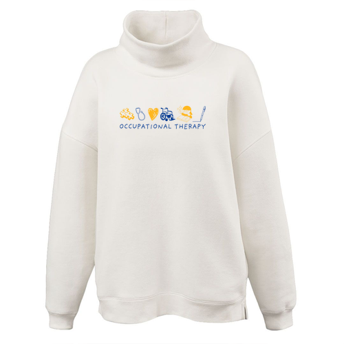 Pennant Womens Oversize Mockneck -- Cream