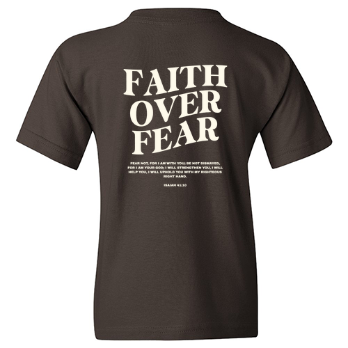 Youth Gildan Heavy Cotton Basic T-Shirt -- Dark Chocolate
