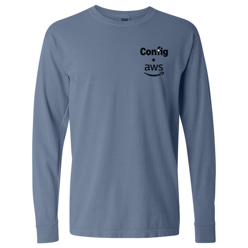 Comfort Colors Ringspun Long Sleeve Tee -- Blue Jean