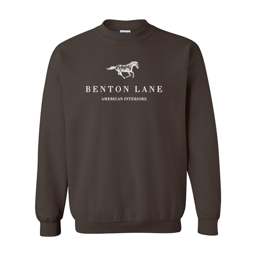 Gildan Heavy Blend Crew Neck Sweatshirt -- Dark Chocolate