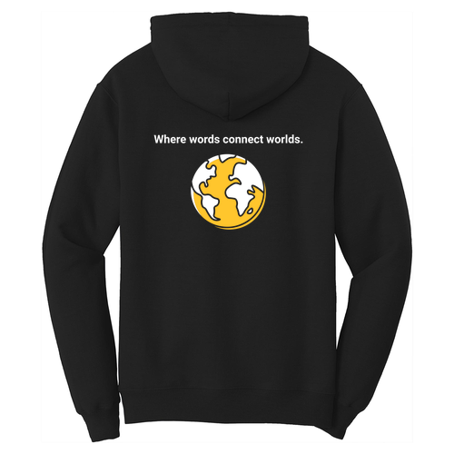 Port and Company Core Fleece Pullover Hooded Sweatshirt -- Jet Black