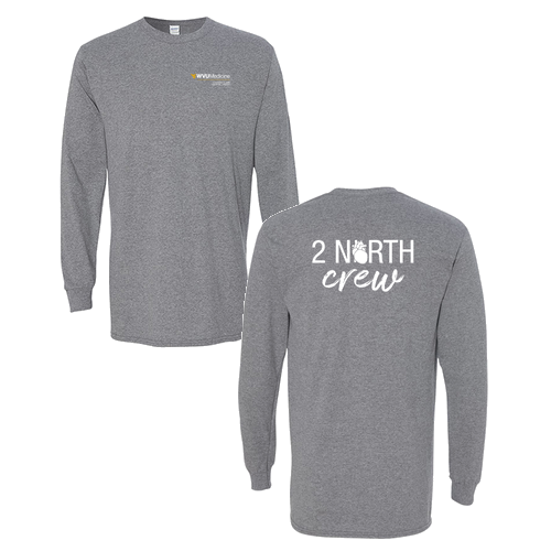 Gildan Heavy Cotton Longsleeve Basic T-Shirt -- Graphite Heather