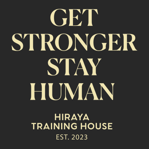 Get Stronger, Stay Human Tee -- Black
