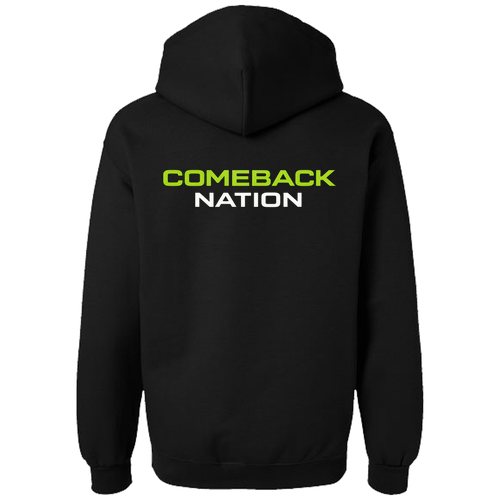 Gildan Maxweight Hooded Sweatshirt -- Pitch Black