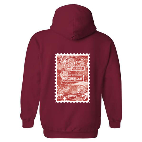 Gildan Heavy Blend Hooded Sweatshirt -- Cardinal Red