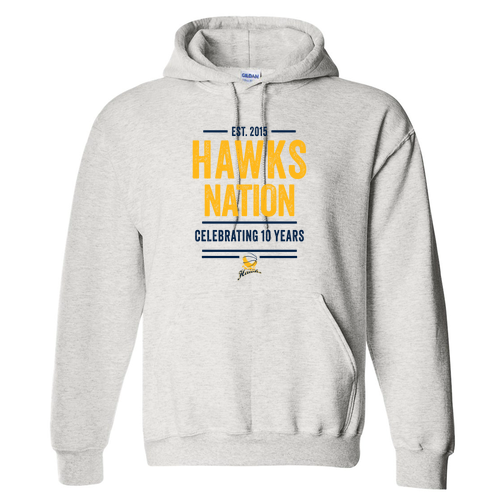 Gildan Adult Dryblend Adult Hooded Sweatshirt -- Ash