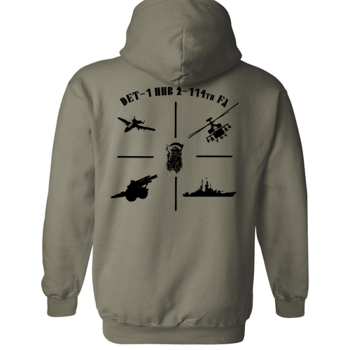 Gildan Heavy Blend Hooded Sweatshirt -- Military Green