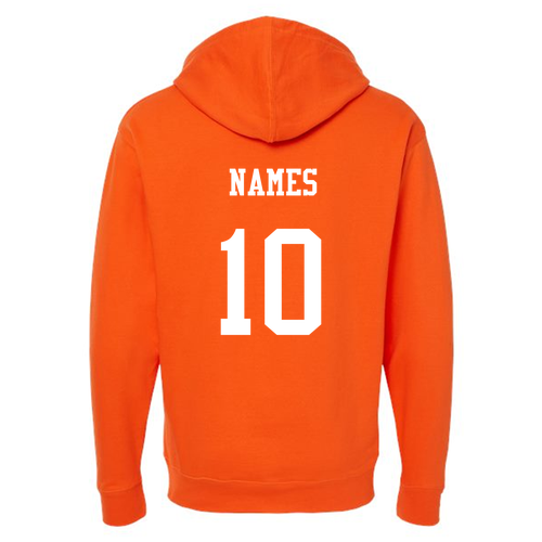 Midweight Hooded Sweatshirt -- Orange