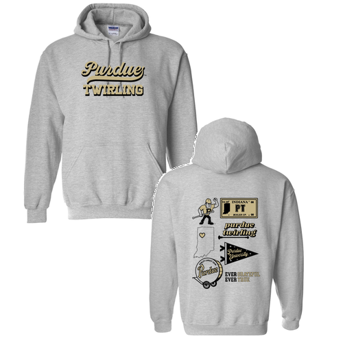 Gildan Heavy Blend Hooded Sweatshirt -- Sport Grey