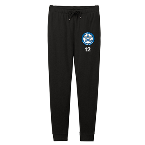 Jr Stars Joggers (with custom numbers) -- Black