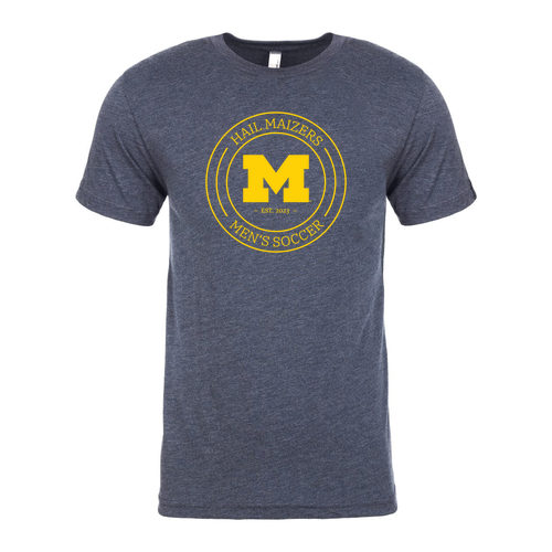Next Level Soft Fitted Triblend Tee -- Vintage Navy