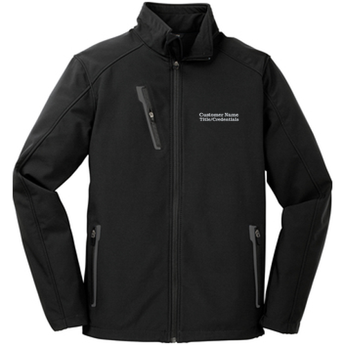 Port Authority Welded Soft Shell Jacket -- Black