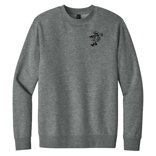 District V.I.T. Fleece Crew -- Grey Frost