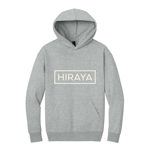 Hiraya Classic Logo Hoodie -- Light Heather Grey