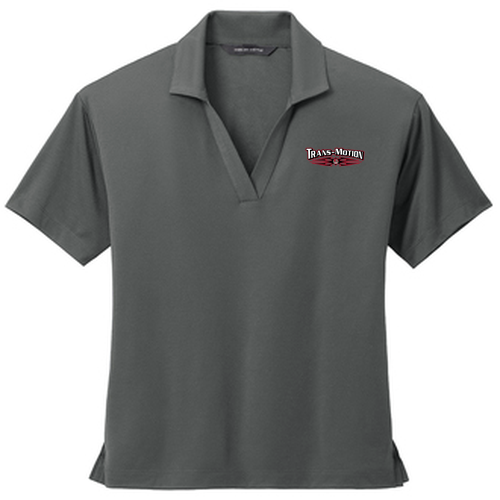 Mercer+Mettle Stretch Jersey Polo -- Anchor Grey Women's