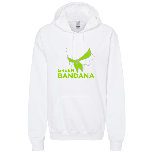 Gildan Adult Softstyle Fleece Pullover Hooded Sweatshirt -- White
