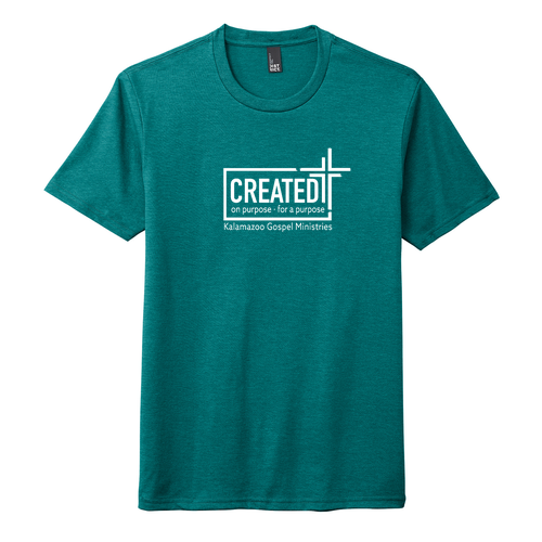 KGM Created District Triblend Tee -- Heathered Teal