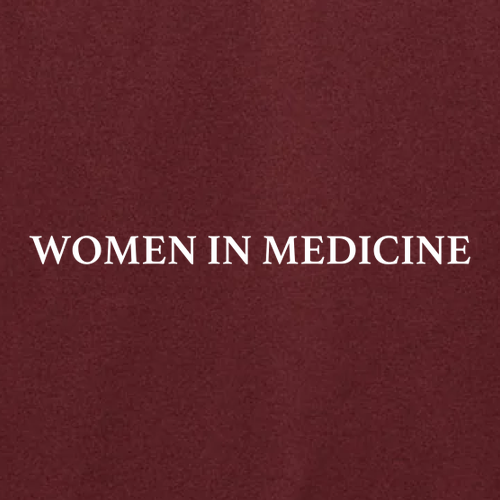 Embroidered Women In Medicine District V.I.T. Heavyweight Fleece Hoodie -- Bordeaux