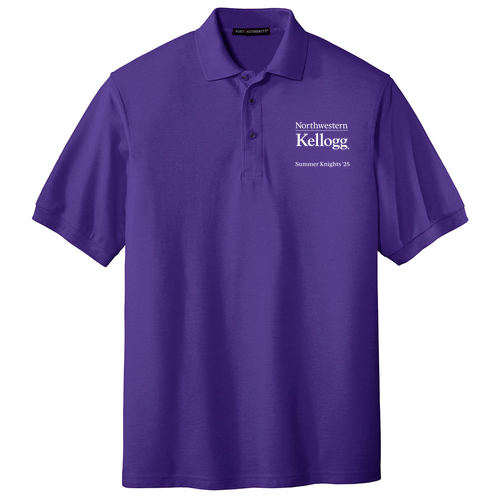 Port Authority Silk Touch Sport Shirt -- Purple