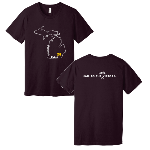 Mens/Unisex Bella Canvas Soft Fitted Jersey T-Shirt -- Oxblood Black