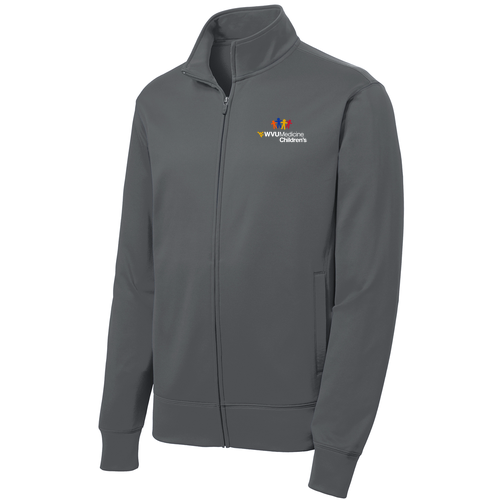 Sport-Tek Sport-Wick Fleece Full-Zip Jacket -- Dark Smoke Grey
