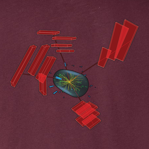 CMS Maroon Triblend Long Sleeve Tee