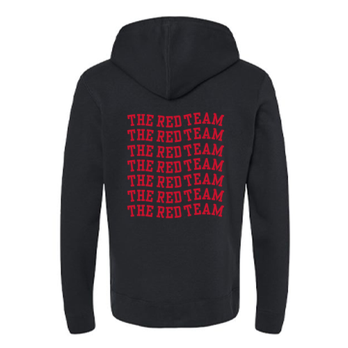 The Red Team Hooded Sweatshirt -- Black